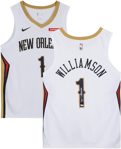Zion Williamson New Orleans Pelicans Signed NikeSwingman Jersey