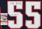 Willie McGinest Signed New England Pats Signed Jersey Inscribed 3xSBC (JSA COA)