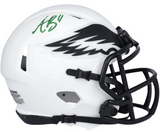 A.J. BROWN Autographed Eagles Lunar Eclipse Speed Mini Helmet FANATICS
