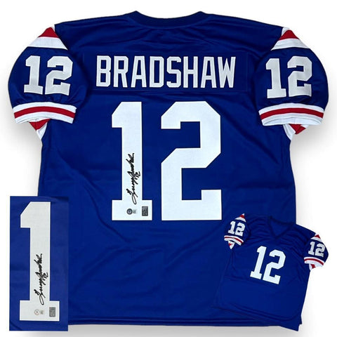 Terry Bradshaw Autographed SIGNED Jersey - Royal - Beckett Authenticated