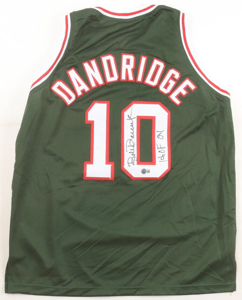 Bob Dandridge Signed Milwaukee Bucks Home Jersey Inscribed "HOF 21" (Beckett)