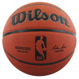 76ers Julius "Dr. J." Erving Signed Wilson Basketball W/ Case BAS Witnessed