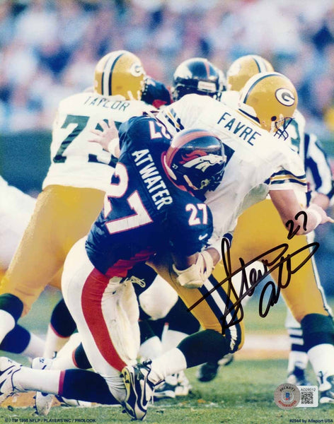 Steve Atwater Autographed Denver Broncos 8x10 Photo Beckett 51124