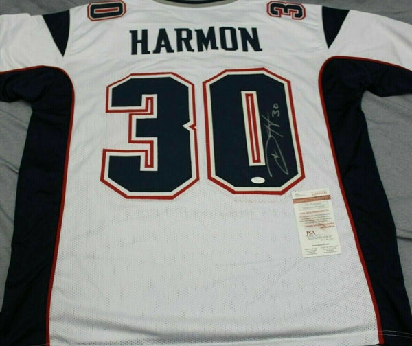 Duron Harmon Signed New England Patriots Jersey (JSA COA) 3xSuper Bowl Champion