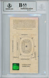 Emmitt Smith Signed Super Bowl XXVIII Ticket Stub MVP Beckett Slab 38628