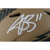 AJ Brown Autographed/Signed Philadelphia Eagles 23 STS Mini Helmet Beckett 49044