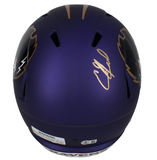 Ed Reed Autographed Ravens 2024 Alternate Full Size Speed Helmet Beckett