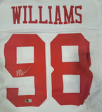 Mykel Williams Signed San Francisco 49ers Jersey (Beckett) 2025 1st Round Pick
