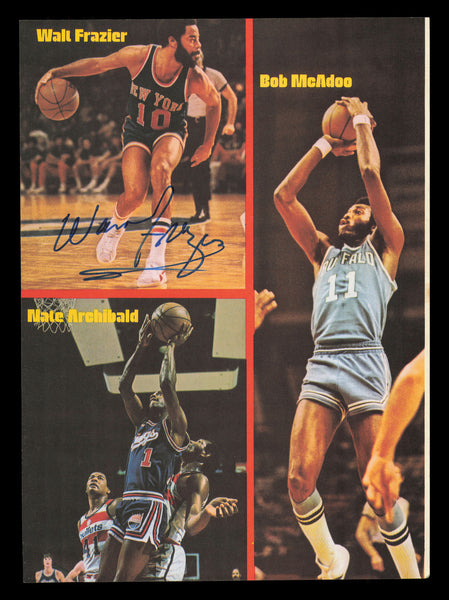 Walt Frazier Autographed Signed 8x11 Magazine Photo New York Knicks SKU #237814