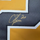 Autographed/Signed Chandler Stephenson Las Vegas Gold Jersey Beckett COA