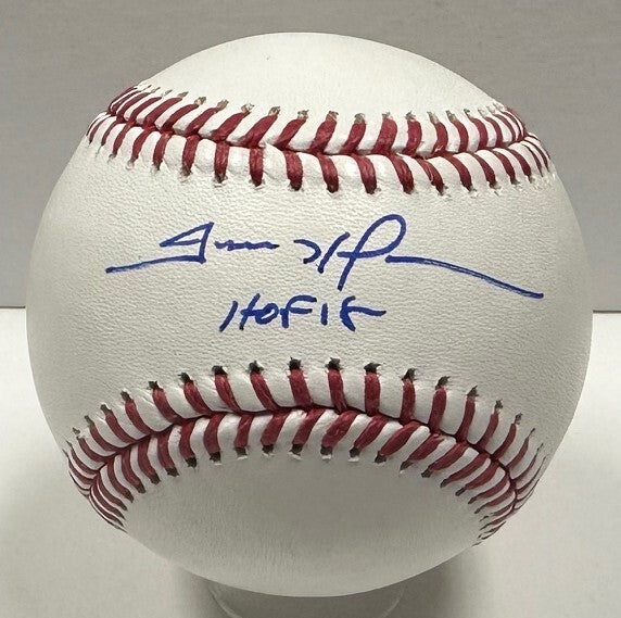 Padres TREVOR HOFFMAN Signed Official MLB Baseball AUTO w/ HOF - BAS