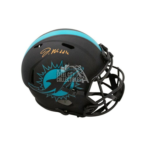 Jaylen Waddle Autographed Dolphins Eclipse Replica Full-Size Helmet - Fanatics