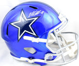 Micah Parsons Autographed Dallas Cowboys Flash Speed F/S Helmet- Fanatics *White