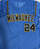 WILLIAM CONTRERAS Signed Custom Replica Alternate Jersey - Milwaukee Brewers BAS