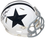 Bob Lilly Signed Dallas Cowboys TB '60-'63 Mini Helmet w/HOF BAS 40158