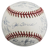 1998 Yankees (31) Torre, Rivera, Raines Signed WS Logo OML Baseball BAS #AE13971