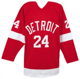 Chris Chelios (RED WINGS) Signed Red Custom Jersey w/HOF 2013 - (SCHWARTZ COA)