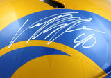 Von Miller Autographed LA Rams F/S Flash Speed Authentic Helmet-Beckett W Holo