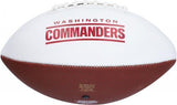 Terry McLaurin Washington Commanders Autographed White Panel Football