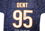 BEARS RICHARD DENT AUTOGRAPHED DARK BLUE JERSEY WITH STATS BECKETT 224836