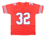 OJ Simpson Buffalo Signed Red Football Jersey JSA