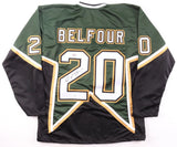 Ed Belfour Signed Dallas Stars Jersey (Beckett) 1999 Stanley Cup Champion Goalie