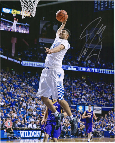 Jamal Murray Kentucky Wildcats Signed 16" x 20" Dunk in White Photo