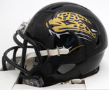 Travis Etienne Autographed Jaguars Black Speed Mini Helmet Beckett QR #1W453953