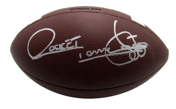 Raghib Rocket Ismail Notre Dame Autographed Wilson Football JSA 211124
