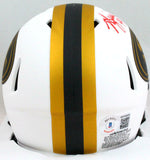 Kyle Juszczyk Signed San Francisco 49ers Lunar Mini Helmet- Beckett W Holo *Red