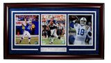 Peyton Manning HOF Colts Signed/Autographed Photo Collage Framed 198158