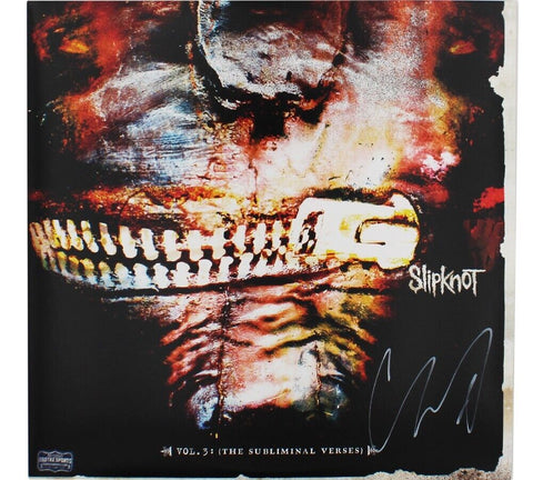Corey Taylor Signed Slipknot Vol. 3 Subliminal Verses Album Cover