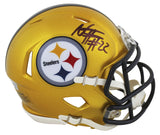 Steelers Najee Harris Signed Flash Speed Mini Helmet W/ Case Fanatics COA