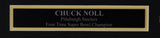 Chuck Noll Autographed/Inscribed 8x10 Photo Steelers Framed JSA 211315