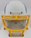 JC JACKSON SIGNED LOS ANGELES CHARGERS SPEED SPEED MINI HELMET JSA