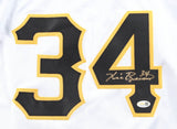 Kris Benson Signed Pittsburgh Pirates Sleeveless Throwback Jersey (JSA)