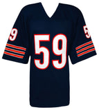 Ron Rivera Signed Navy Custom Football Jersey w/SB XX Champs - (SCHWARTZ COA)