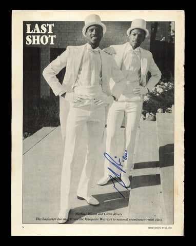 Glenn Doc Rivers Autographed Signed 8x11 Magazine Photo Marquette SKU #238119