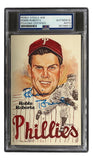 Robin Roberts Philadelphia Phillies Signed 4x6 Perez-Steele Postcard PSA/DNA