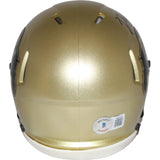 Dylan Edwards Signed Colorado Buffaloes Gold Mini Helmet BAS 42738