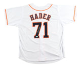 Josh Hader Houston Signed White Baseball Jersey BAS