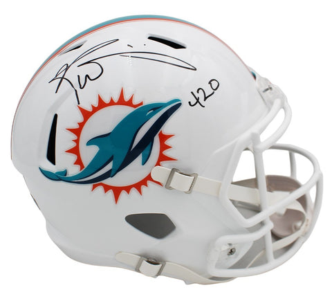 Ricky Williams Signed Miami Dolphins Speed Full Size NFL Helmet with "420" Insc.