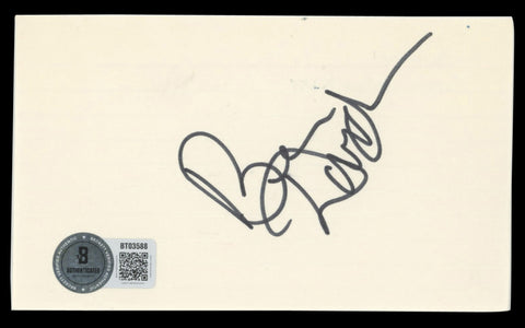 Raiders Ben Davidson Authentic Signed 3x5 Index Card Autographed BAS #BT03588