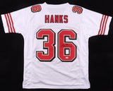 Merton Hanks Signed Francisco 49ers Jersey (JSA) Super Bowl XXIX Champion D.B.
