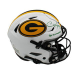 Clay Matthews Signed Green Bay Speed Flex Authentic Lunar NFL Helmet w/SB Champ