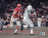 Johnny Robinson Autographed 8x10 Photo Kansas City Chiefs Beckett QR #BS31991