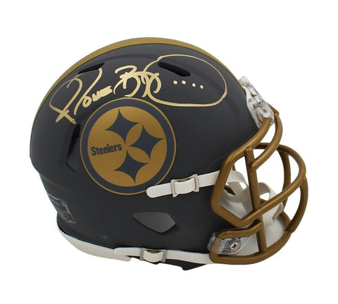 Jerome Bettis Signed Pittsburgh Steelers Speed Slate NFL Mini Helmet