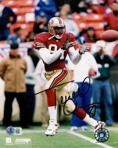 Terrell Owens Autographed/Signed San Francisco 49ers 8x10 Photo Beckett 57665