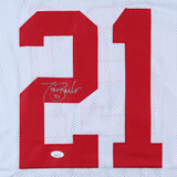 Tiki Barber Signed New York Giants Jersey (JSA COA) 3xPro Bowl R.B 2004-2006