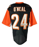 Deltha O'Neal Cincinnati Signed Black Football Jersey Sports Integrity